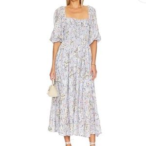 Free people Oasis Midi Dress in Lavender, Small